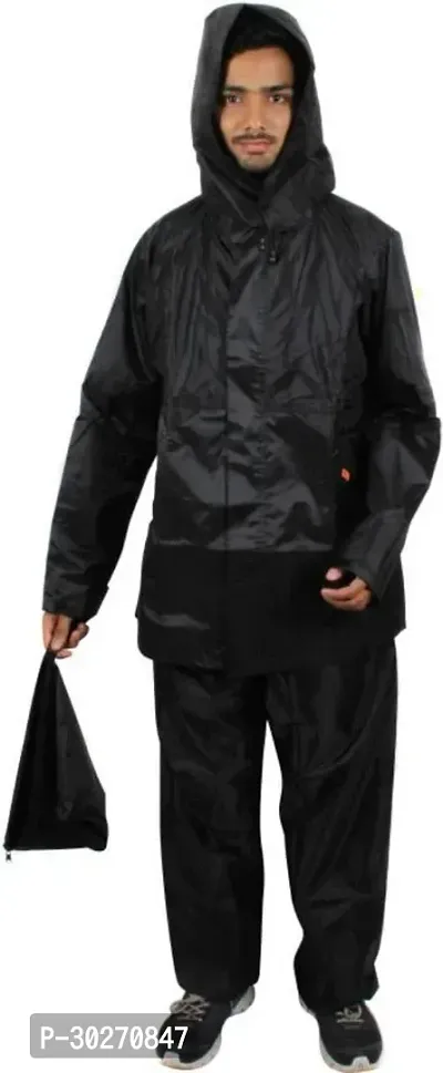 Stylish Polyster Unisex Raincoat For Men And Women Size XL