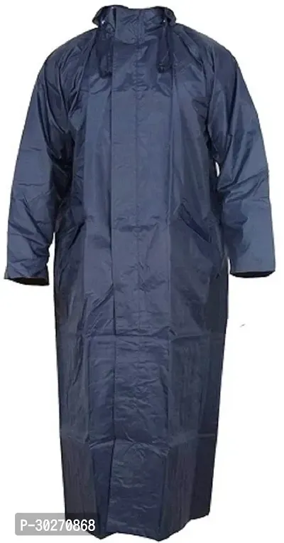 Stylish Polyster Unisex Raincoat For Men And Women Size Free-thumb0
