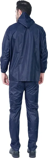 Stylish Polyster Unisex Raincoat For Men And Women Size 3XL-thumb2