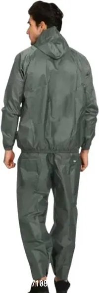 Stylish Polyster Unisex Raincoat For Men And Women Size XL-thumb2