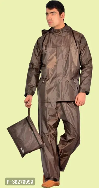 Stylish Polyster Unisex Raincoat For Men And Women Size XL