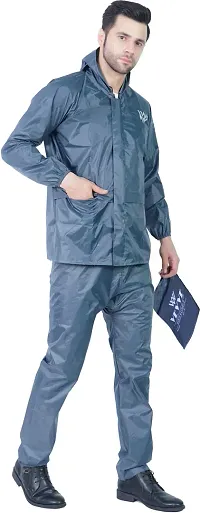 Stylish Polyster Unisex Raincoat For Men And Women Size XXL-thumb3