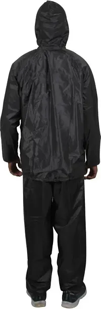 Stylish Polyster Unisex Raincoat For Men And Women Size XL-thumb2