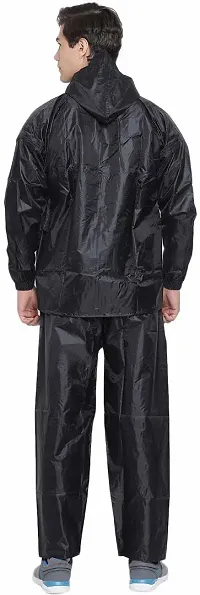 Stylish Polyster Unisex Raincoat For Men And Women Size XL-thumb1