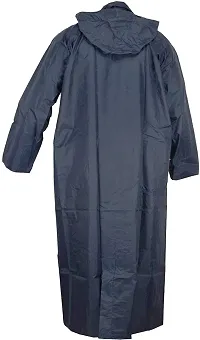 Stylish Polyster Unisex Raincoat For Men And Women Size M-thumb1