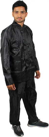 Stylish Polyster Unisex Raincoat For Men And Women Size L-thumb2