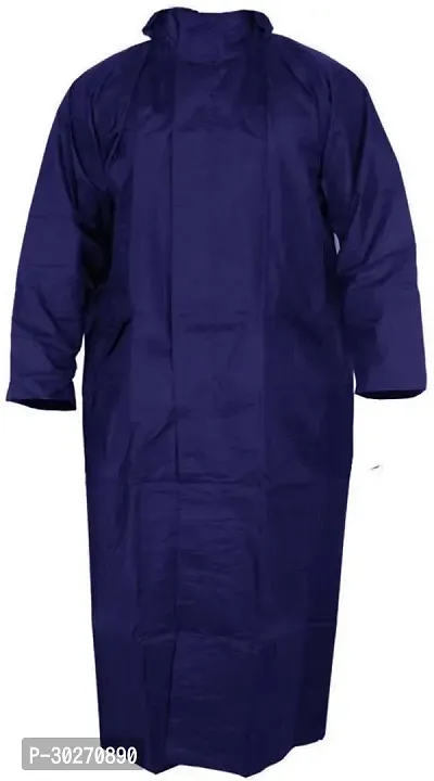 Stylish Polyster Unisex Raincoat For Men And Women Size M