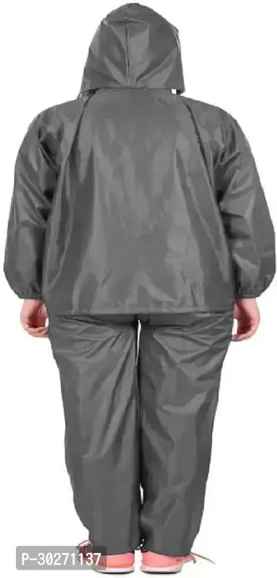 Stylish Polyster Unisex Raincoat For Men And Women Size XXL-thumb3