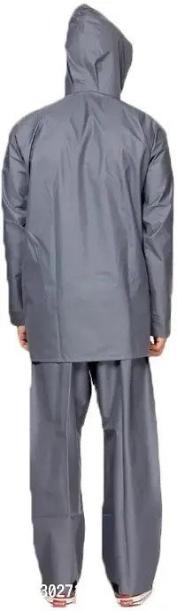 Stylish Polyster Unisex Raincoat For Men And Women Size XL-thumb2