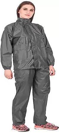 Stylish Polyster Unisex Raincoat For Men And Women Size XL-thumb2