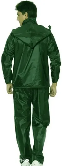 Stylish Polyster Unisex Raincoat For Men And Women Size XL-thumb2