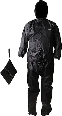 Stylish Polyster Unisex Raincoat For Men And Women Size L-thumb2