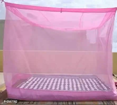 Solid Polyester Queen size  Bed Mosquito Net-thumb0