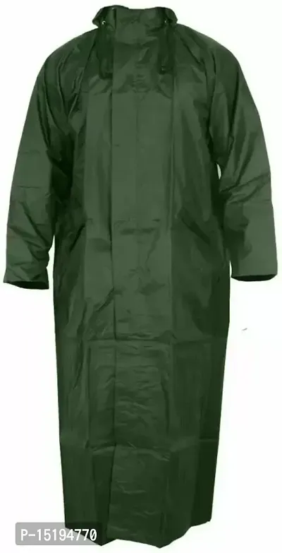 Solid Long Raincoat for Unisex-thumb0