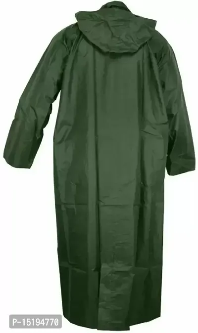 Solid Long Raincoat for Unisex-thumb2