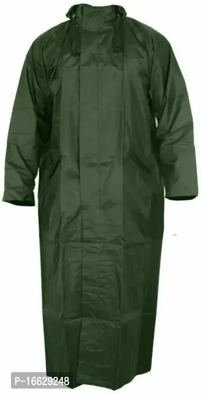 JIM-DANDY POLYSTER RAINCOAT FOR UNISEX / GREEN-thumb0