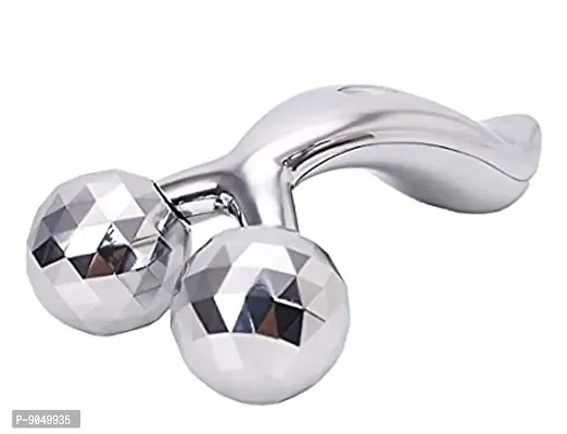 3D Manual Massager for Face, Arm and Body Sculpting, Y Shape Massager, 360 Rotate Full Body Massage.-thumb0