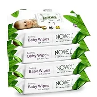 Baby Wet Wipes/pack with Lid (pack of 4- 72 Sheet in Each Pack )-thumb3