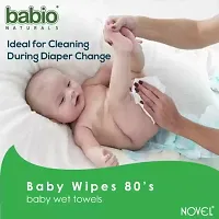 Baby Wet Wipes/pack with Lid (pack of 4- 72 Sheet in Each Pack )-thumb1