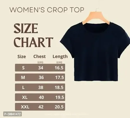 Stylish Designer Cotton Crop Top for Women-thumb2