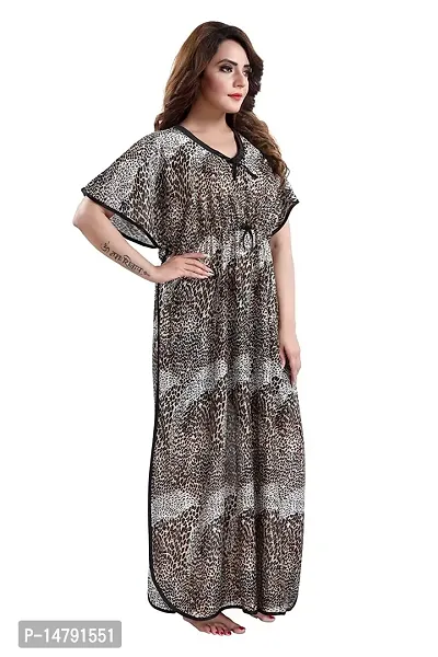 Elegant Silk Nighty For Women-thumb0