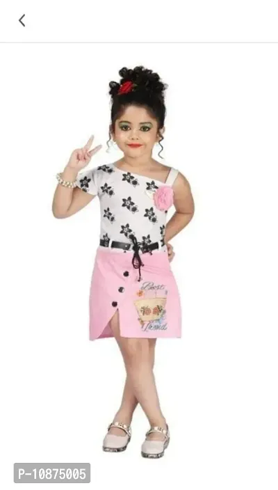 Kids Stylish Rayon Dress-thumb0
