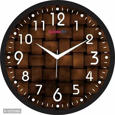 GULABIART Designer Wall Clock 11X11 Inches Digital Print/Designer Wall Clock or Home/Living Room/Bedroom/Kitchen and Office