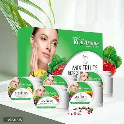 Top Max real Aroma correct and care? Mix Fruits Facail kit (5 in 1)