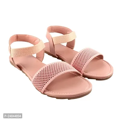 Elegant Pink Synthetic  Fashion Flats For Women
