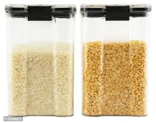 New Plastic Kitchen Storage Containers Pack Of 2-thumb0