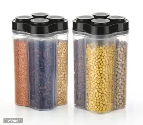 New Plastic Kitchen Storage Containers Pack Of 2-thumb0