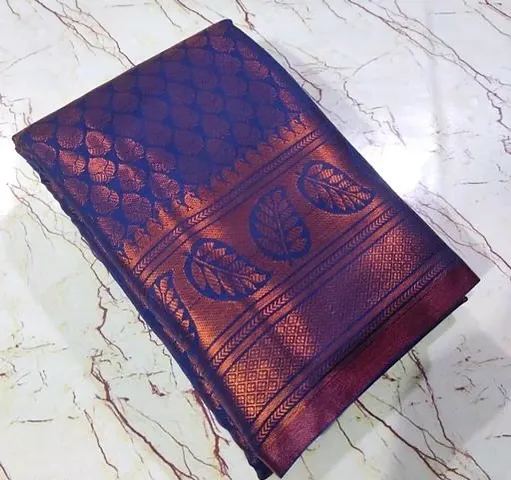 Elegant Art Silk Saree with Blouse piece 