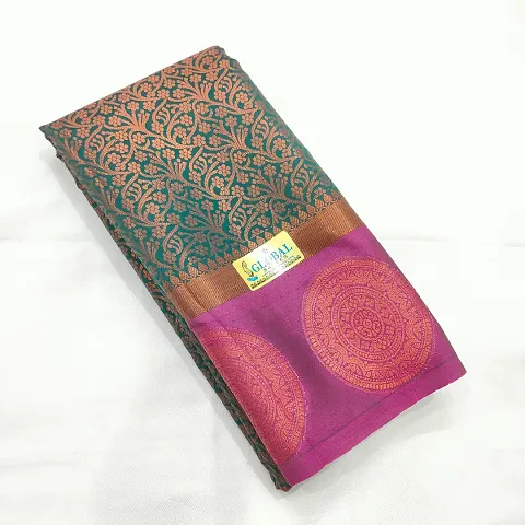 Elegant Art Silk Saree with Blouse piece 