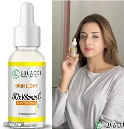 lucacci Vitamin C Face Serum Skin Brightening Whitening Anti Aging Face oil dark circle dark spots pimple removal for dry skin for oily skin Glow  Fairness