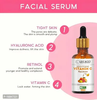 Face oil serum Vitamin C Face - For Anti Aging  Smoothening  Brightening Face Vitamin C Pack of 1-thumb0