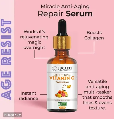 Face oil serum Vitamin C Face - For Anti Aging  Smoothening  Brightening Face Vitamin C Pack of 1-thumb0