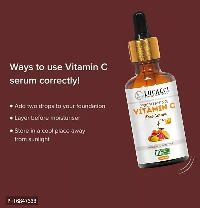 Face oil serum Vitamin C Face - For Anti Aging  Smoothening  Brightening Face Vitamin C Pack of 1-thumb0