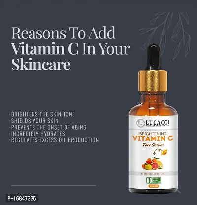 Face oil serum Vitamin C Face - For Anti Aging  Smoothening  Brightening Face Vitamin C Pack of 1-thumb0