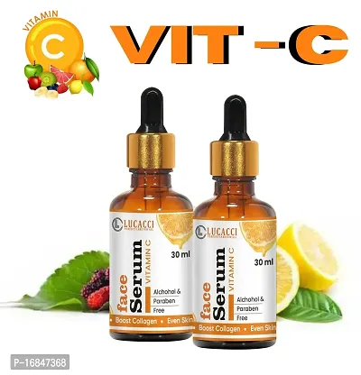 Face oil serum Vitamin C Face - For Anti Aging  Smoothening  Brightening Face Vitamin C Pack of 1-thumb0