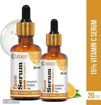 Face oil serum Vitamin C Face - For Anti Aging  Smoothening  Brightening Face Vitamin C Pack of 1-thumb0