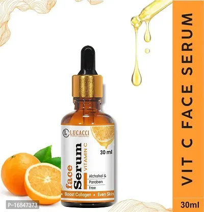 Face oil serum Vitamin C Face - For Anti Aging  Smoothening  Brightening Face Vitamin C Pack of 1-thumb0