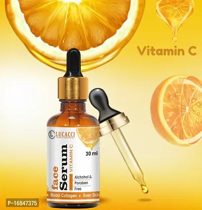 Face oil serum Vitamin C Face - For Anti Aging  Smoothening  Brightening Face Vitamin C Pack of 1-thumb0