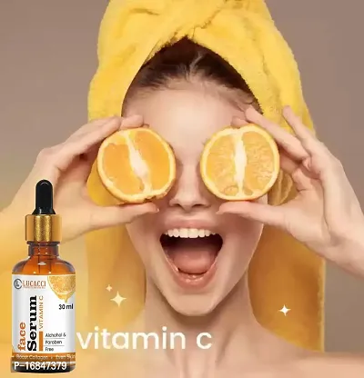 Face oil serum Vitamin C Face - For Anti Aging  Smoothening  Brightening Face Vitamin C Pack of 1-thumb0