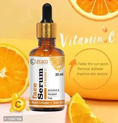 Face oil serum Vitamin C Face - For Anti Aging  Smoothening  Brightening Face Vitamin C Pack of 1-thumb0