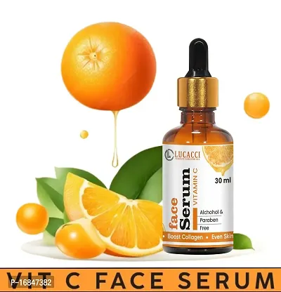 Face oil serum Vitamin C Face - For Anti Aging  Smoothening  Brightening Face Vitamin C Pack of 1-thumb0