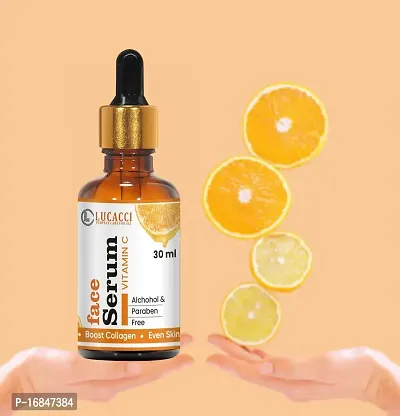 Face oil serum Vitamin C Face - For Anti Aging  Smoothening  Brightening Face Vitamin C Pack of 1-thumb0