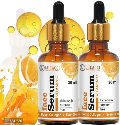 Face oil serum Vitamin C Face - For Anti Aging  Smoothening  Brightening Face Vitamin C Pack of 1-thumb0