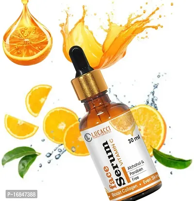 Face oil serum Vitamin C Face - For Anti Aging  Smoothening  Brightening Face Vitamin C Pack of 1-thumb0