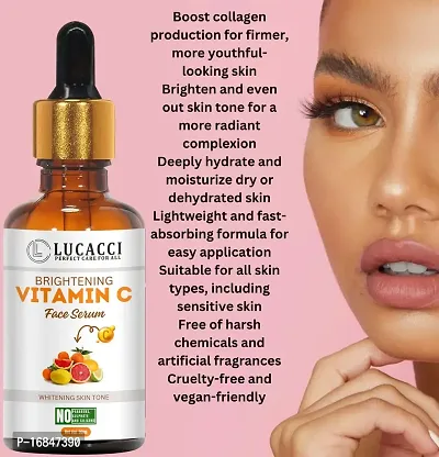 Face oil serum Vitamin C Face - For Anti Aging  Smoothening  Brightening Face Vitamin C Pack of 1-thumb0