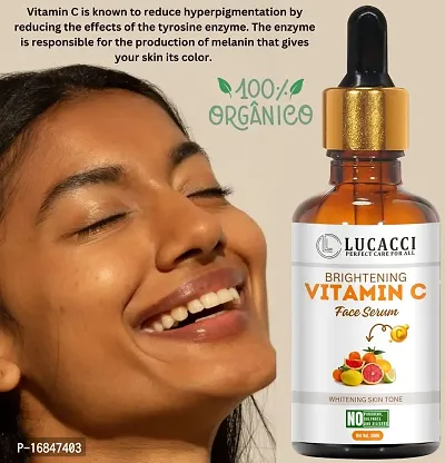 Face oil serum Vitamin C Face - For Anti Aging  Smoothening  Brightening Face Vitamin C Pack of 1-thumb0